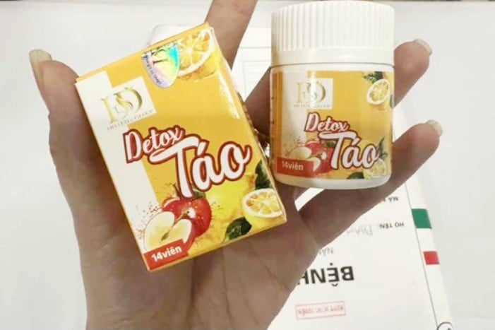 Phát hiện chất cấm Sibutramin trong Detox Táo hỗ trợ giảm cân           - Ảnh 1.