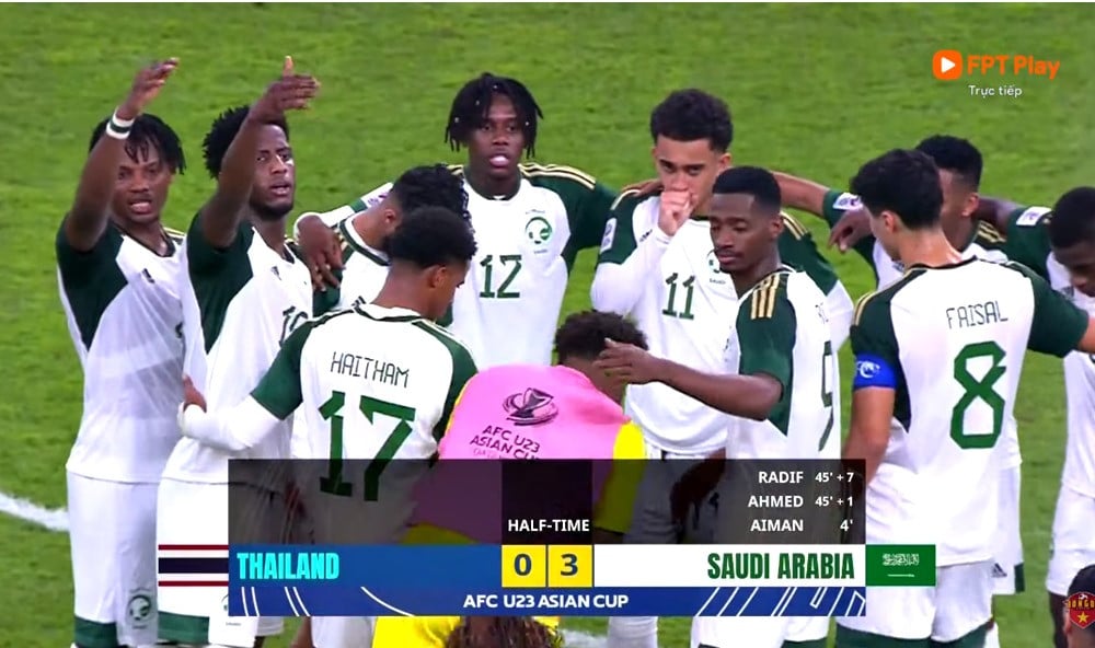 "Vỡ trận", U23 Thái Lan thảm bại trước U23 Ả Rập Saudi- Ảnh 2.