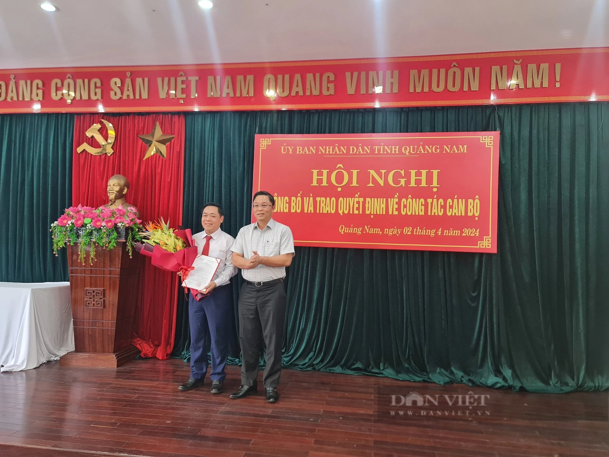 Tân Giám đốc Sở Tài nguyên & Môi trường Quảng Nam Bùi Ngọc Ảnh hứa gì khi nhận chức?- Ảnh 1.