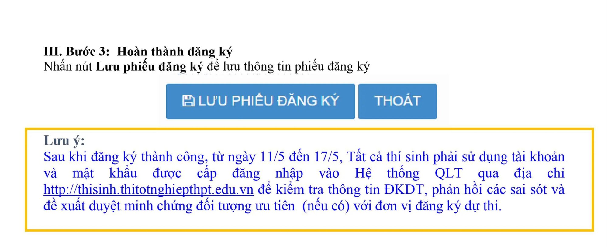 Hôm nay (24/4), học sinh lớp 12 tập dượt đăng ký dự thi tốt nghiệp THPT và những lưu ý cần nắm được- Ảnh 7.