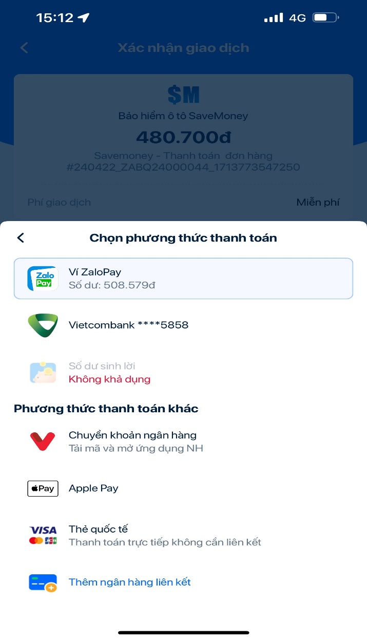 Bảo hiểm Agribank hợp tác SaveMoney triển khai Bảo hiểm bắt buộc trách nhiệm dân sự chủ xe ô tô trên nền tảng Zalopay- Ảnh 4.