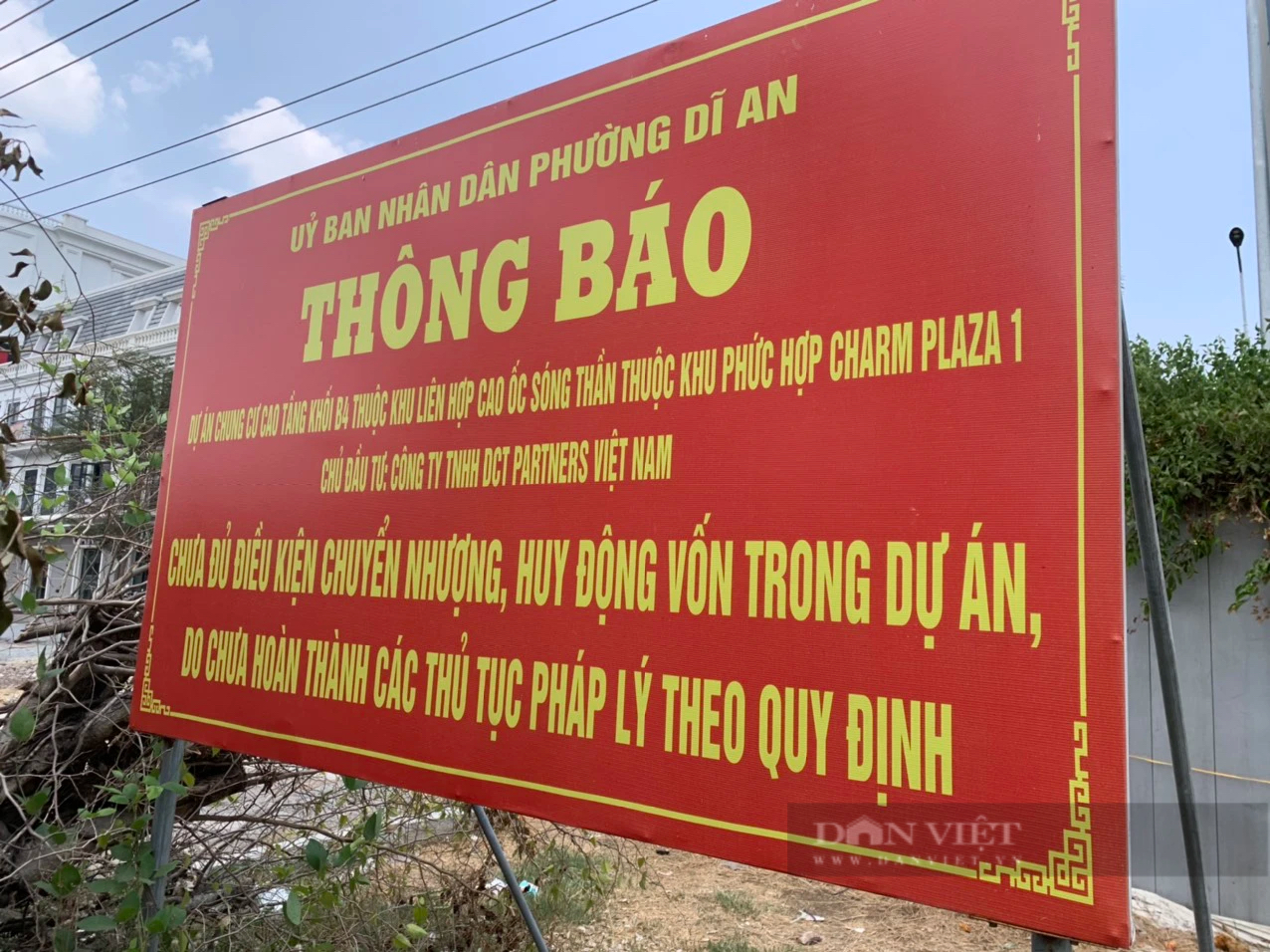 Bảng cảnh báo trước dự án Charm Diamond bất ngờ biến mất, cơ quan quản lý nói gì?- Ảnh 3.