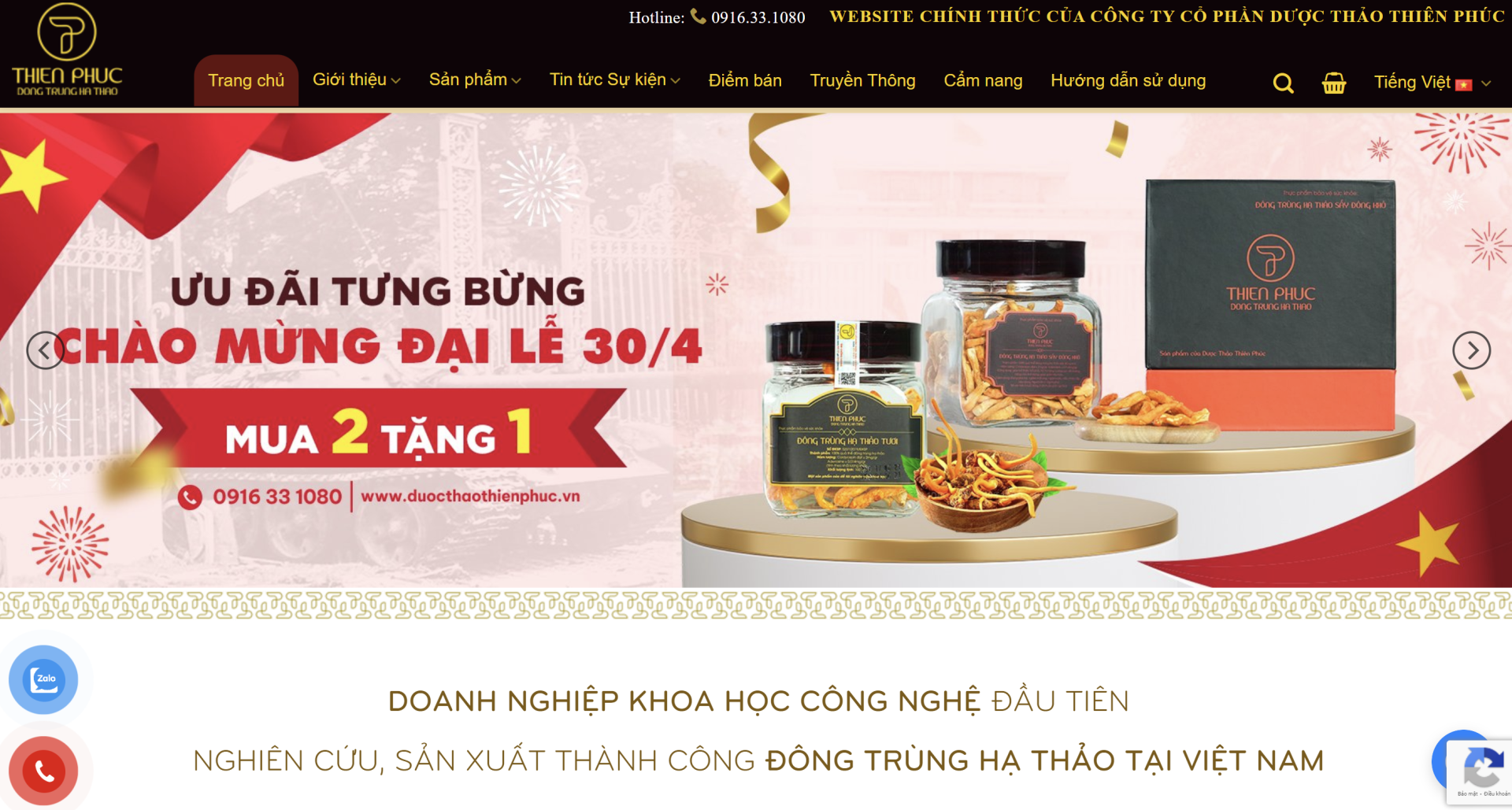 Đông trùng hạ thảo Thiên Phúc: Thương hiệu Việt 15 năm vì sức khỏe cộng đồng  - Ảnh 3.