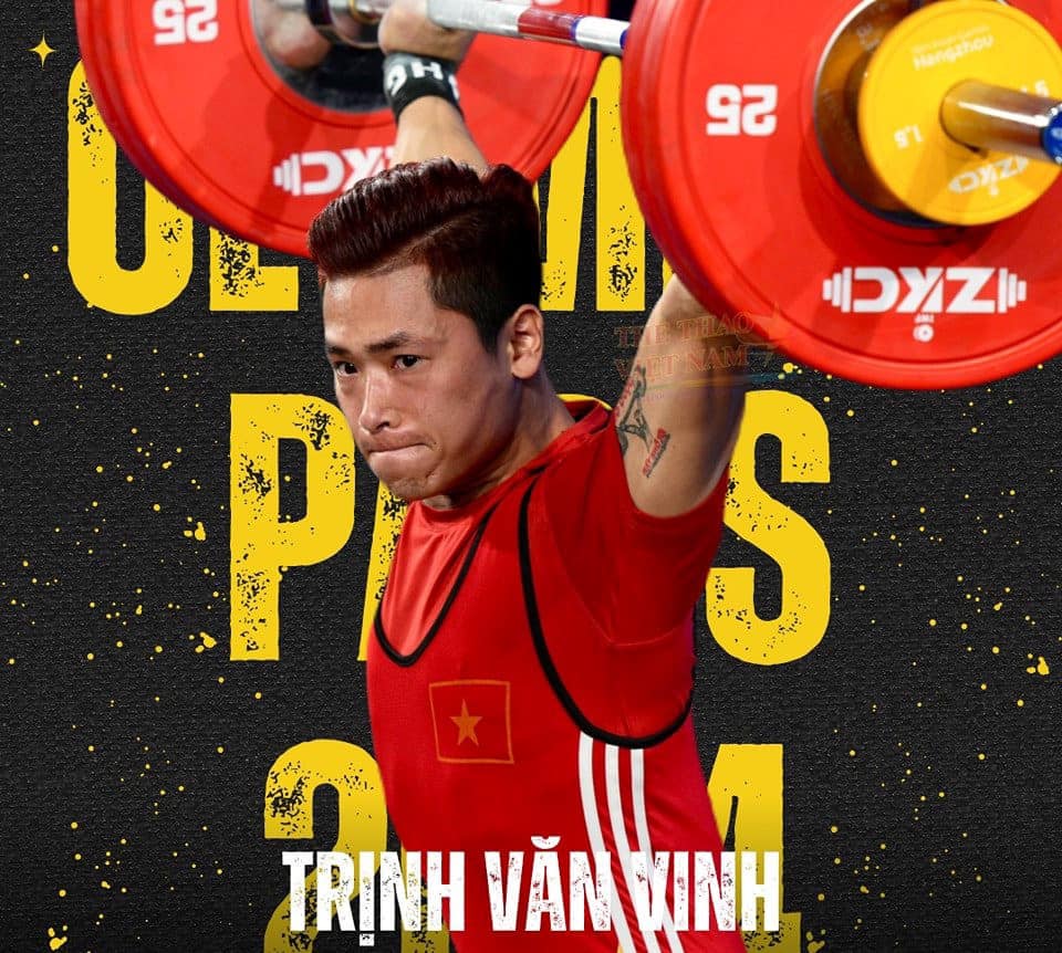 Niềm hy vọng huy chương Olympic 2024 Trịnh Văn Vinh: 