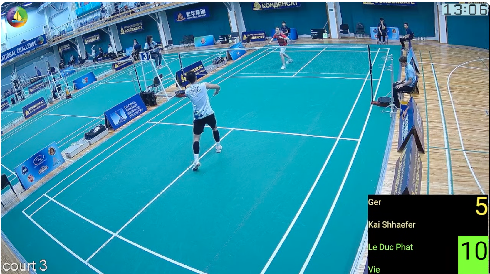 Hạ tay vợt Đức, Lê Đức Phát vào tứ kết Kazakhstan International Challenge 2024 - Ảnh 1.