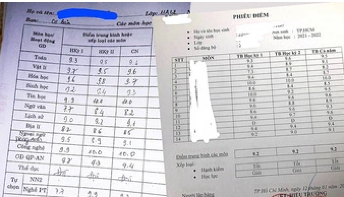 "Học bạ đẹp" - Đừng để giá trị ảo dẫn tới sai lầm thật- Ảnh 1.