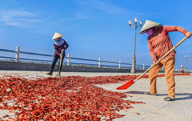Đường ngàn tỷ đẹp nhất, nhì tỉnh Quảng Ngãi đỏ “lừ” vì ớt - Ảnh 7. Đường ngàn tỷ đẹp nhất, nhì tỉnh Quảng Ngãi đỏ “lừ” vì ớt - Ảnh 7.
