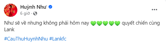 Huỳnh Như đăng tải thông điệp ẩn ý về khả năng chia tay Lank FC- Ảnh 2.