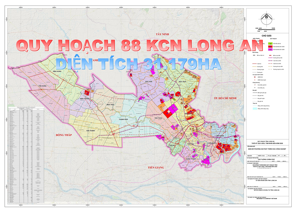 Tầm nhìn của Long An đến 2050: 88 khu công nghiệp - Ảnh 1.