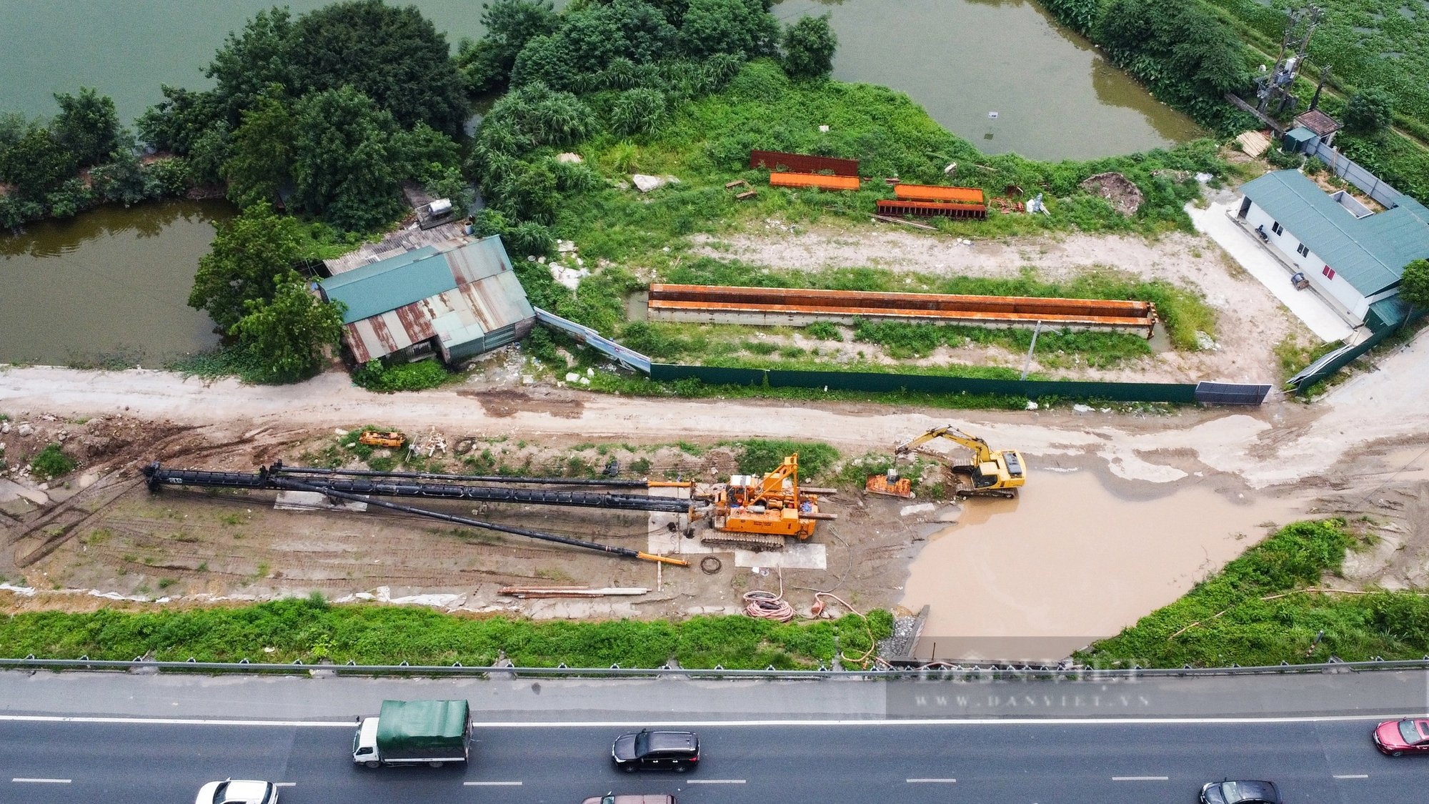 Hiện trạng nút giao trị giá hơn 3.200 tỷ đồng ở cửa ngõ Hà Nội sau gần 1 năm thi công- Ảnh 5.
