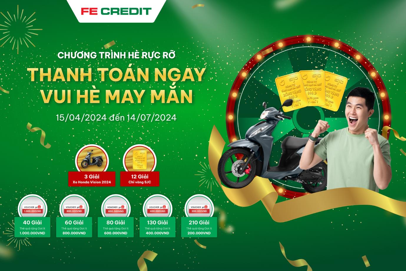 Chào hè rực rỡ cùng FE CREDIT: Đã tìm thấy chủ nhân của chiếc Honda Vision đầu tiên - Ảnh 4.