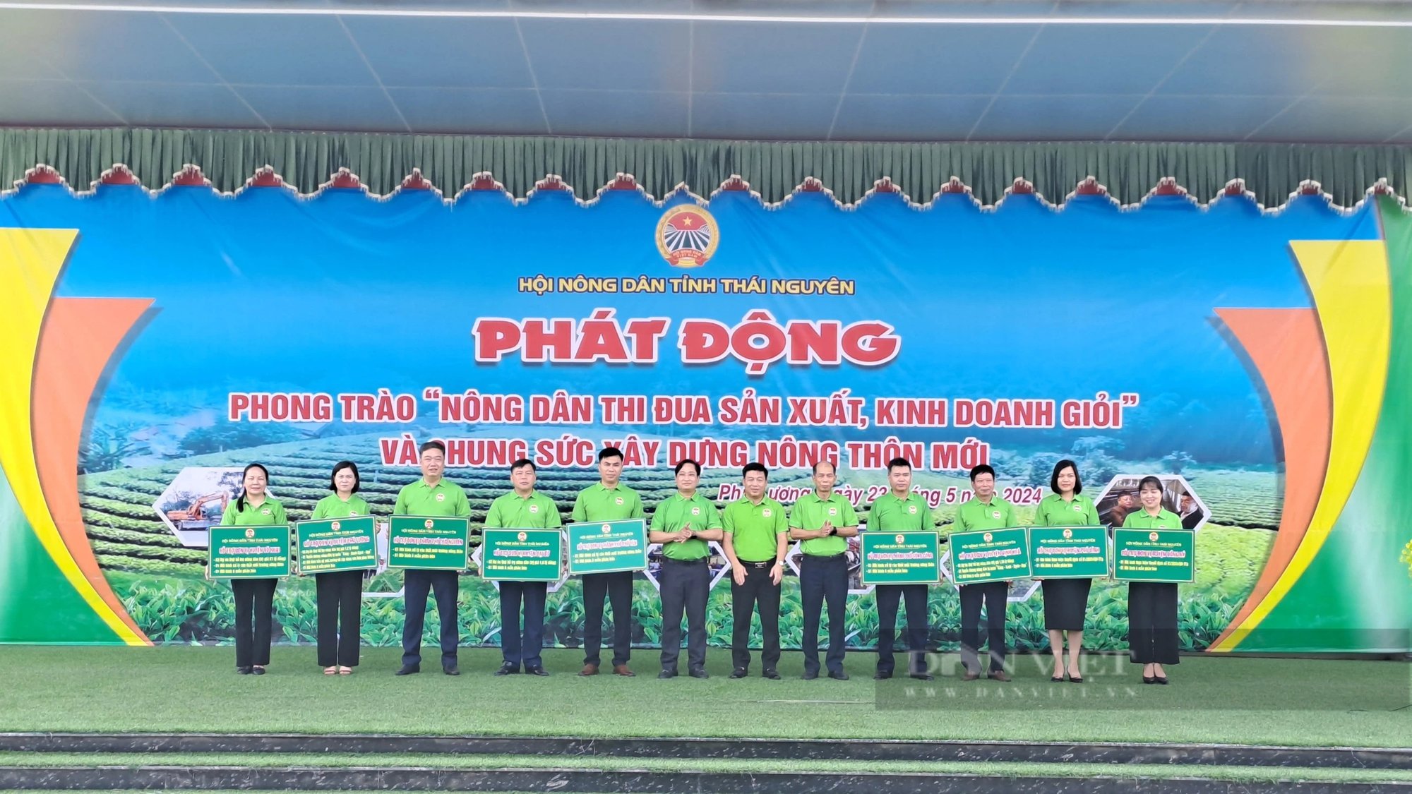 Hội Nông dân Thái Nguyên phát động nông dân thi đua SXKDG và xây dựng nông thôn mới năm 2024- Ảnh 3.