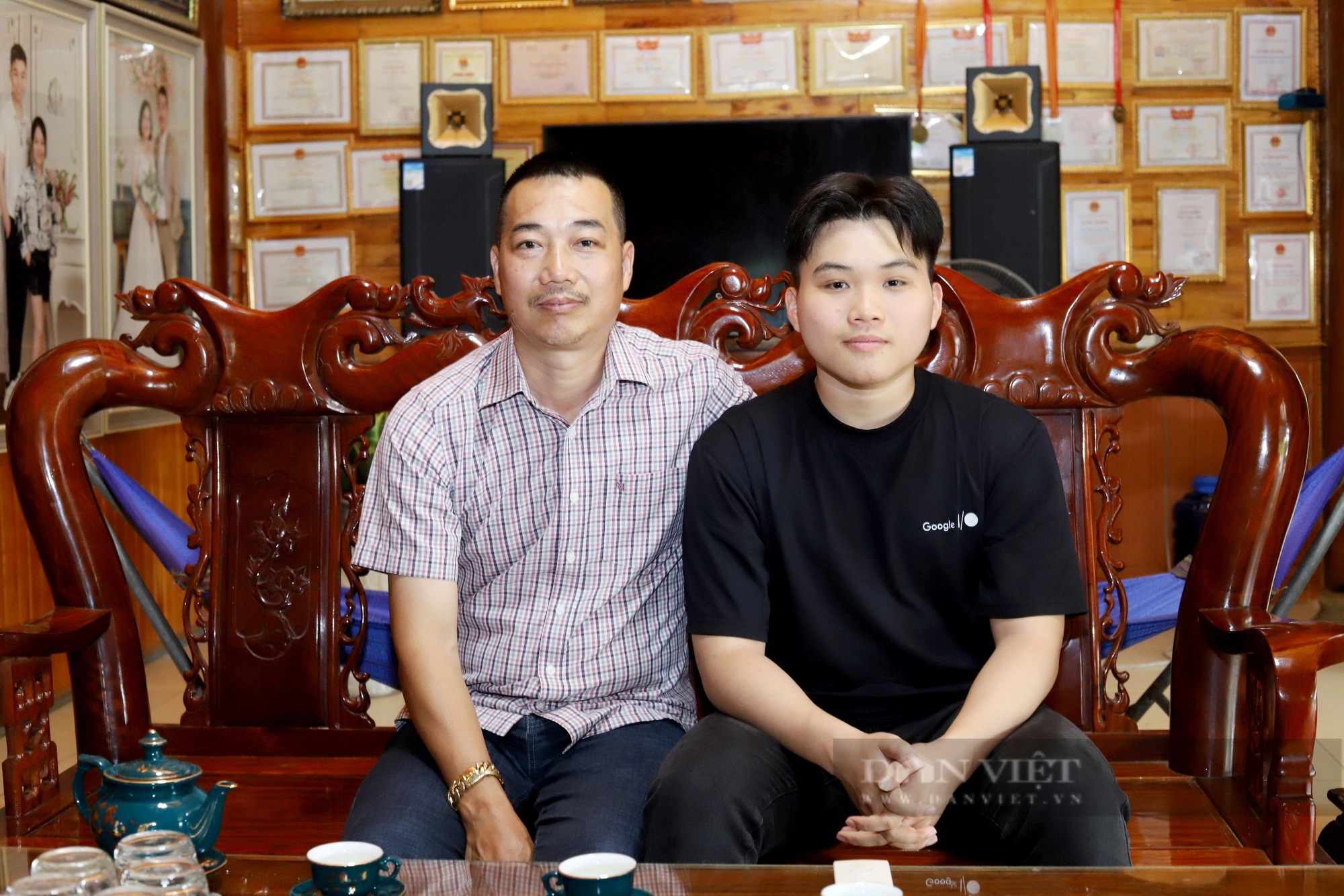 Chân dung nam sinh duy nhất học "trường làng" được miễn thi tốt nghiệp THPT, tuyển thẳng đại học 2024- Ảnh 2.
