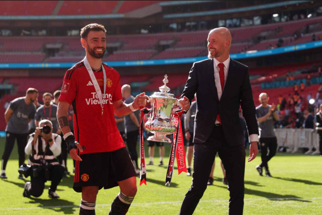 Vô địch FA Cup mùa giải 2023/2024, M.U ăn mừng rạng rỡ thế nào?- Ảnh 2.