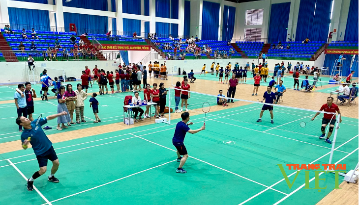 Lai Châu: 157 vận động viên tham gia hội thao ngành Ngân hàng- Ảnh 2. Lai Châu: 157 vận động viên tham gia hội thao ngành Ngân hàng- Ảnh 2.