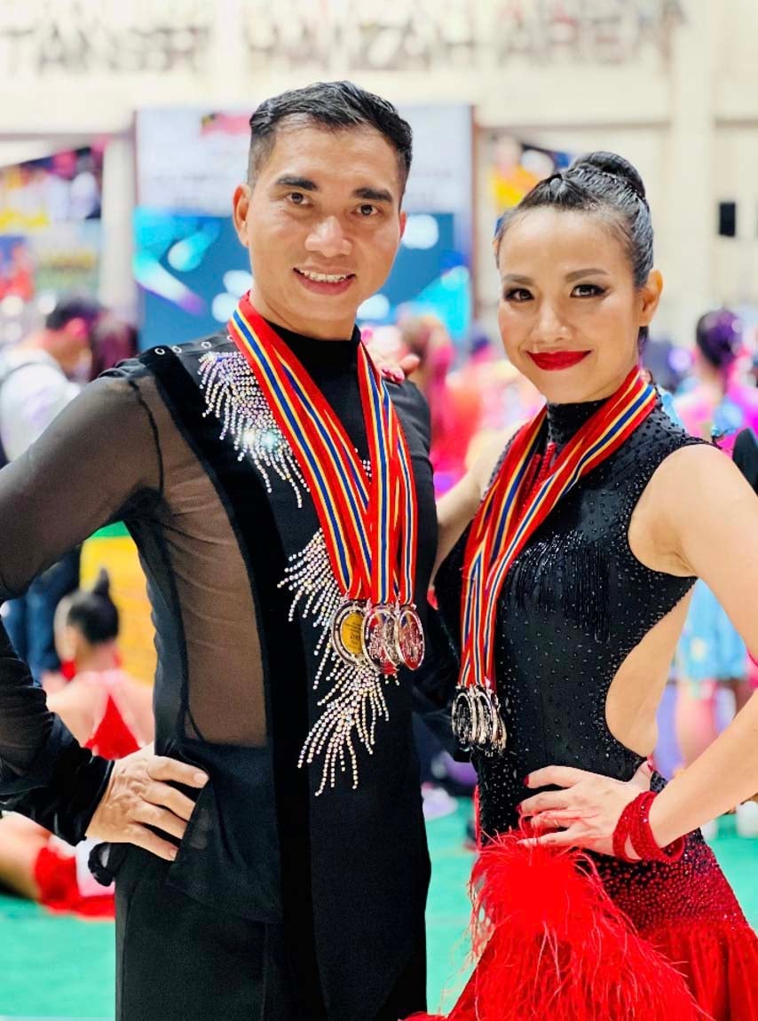 Cặp đôi duy nhất của Việt Nam tham dự Giải Vô Địch Thế giới Dancesport Hạng tuổi Trung niên- Ảnh 2.