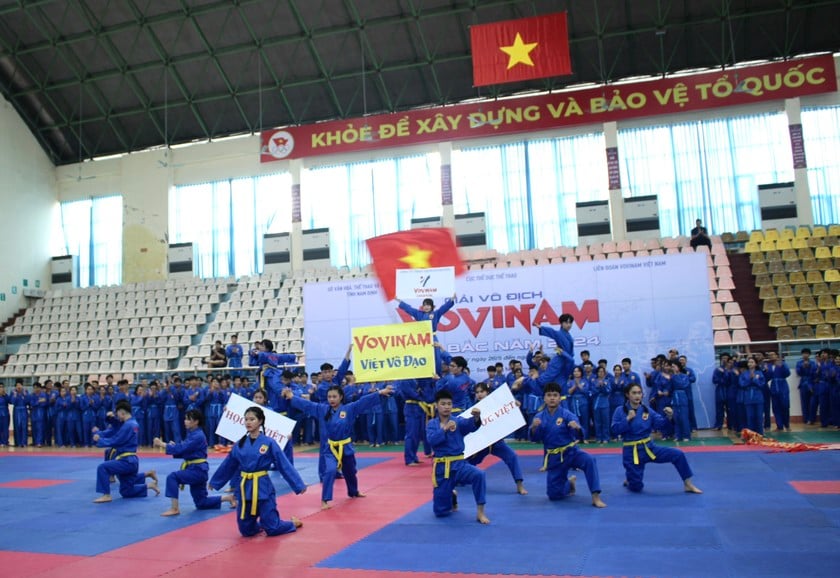 Hơn 300 HLV, VĐV tham gia Giải Vô địch Vovinam miền Bắc năm 2024- Ảnh 1.