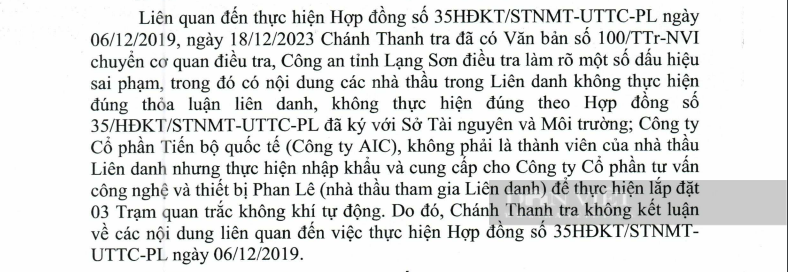Công ty AIC của bà Nguyễn Thị Thanh Nhàn bất ngờ xuất hiện tại dự án quan trắc môi trường vừa bị thanh tra- Ảnh 2.