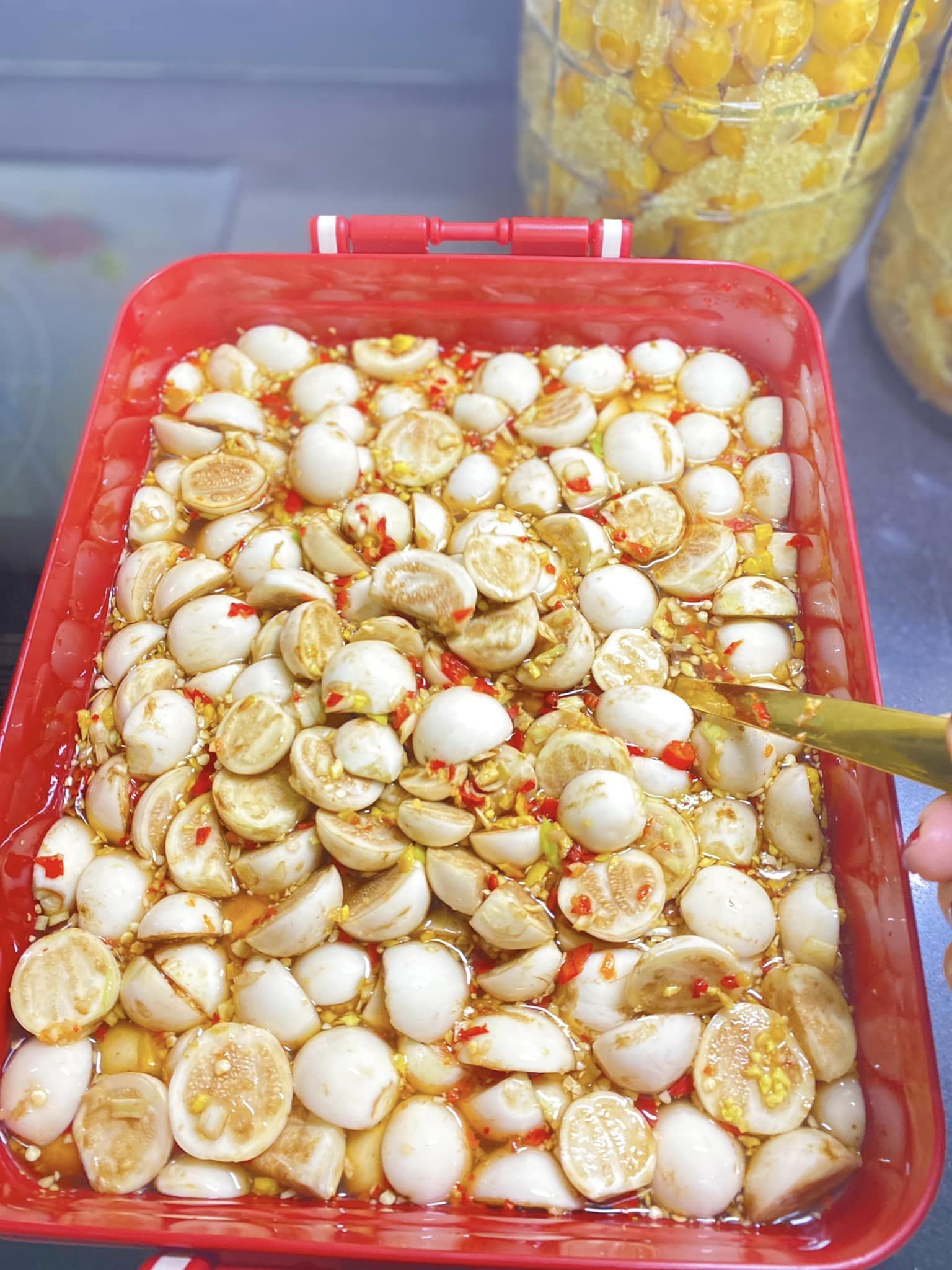 Muốn muối cà pháo trắng giòn, không bị nổi váng, đừng bỏ qua bước này- Ảnh 7.