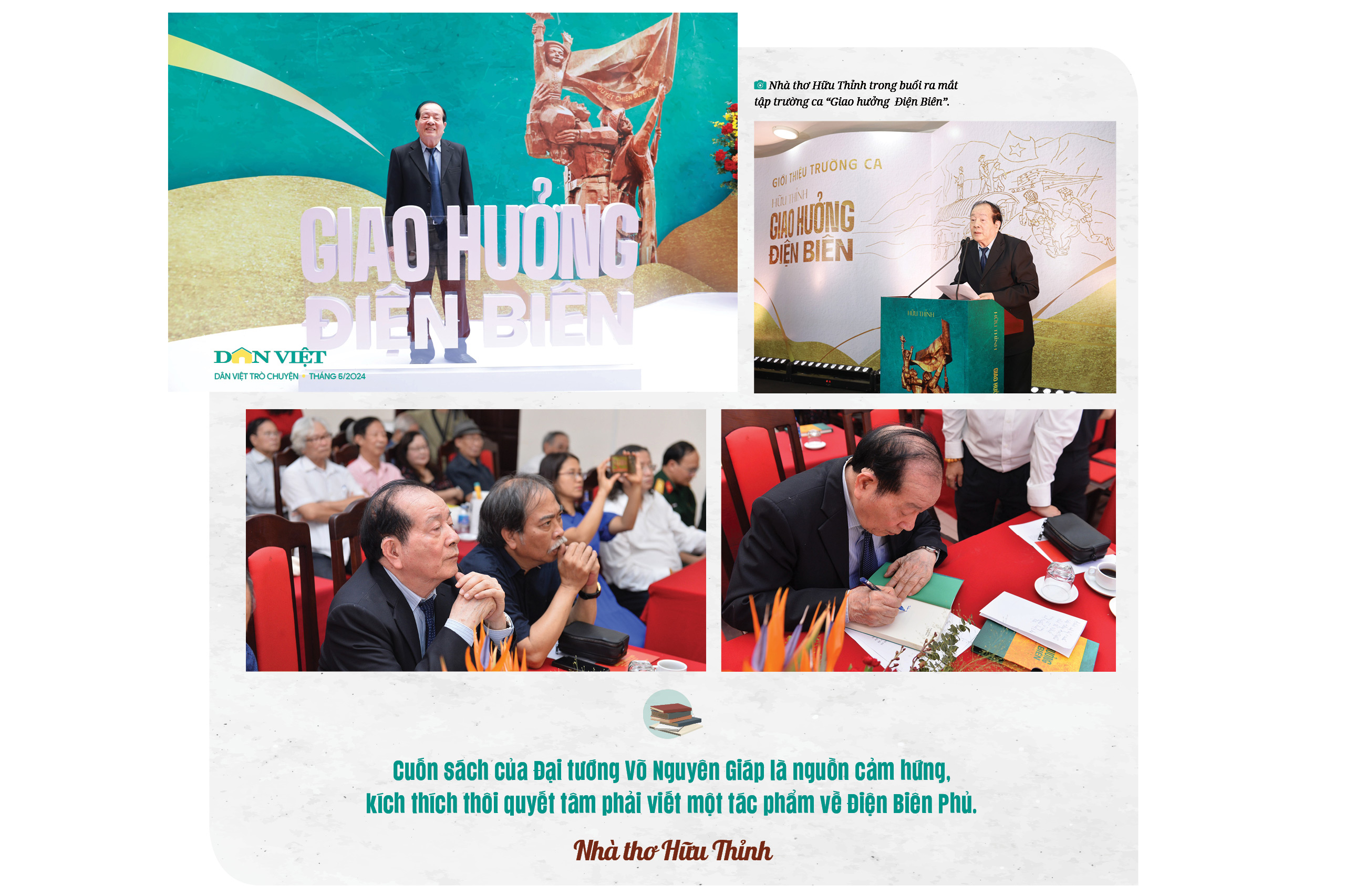 Nhà thơ Hữu Thỉnh: "Đại tướng Võ Nguyên Giáp là nguồn cảm hứng của trường ca Giao hưởng Điện Biên"- Ảnh 9.