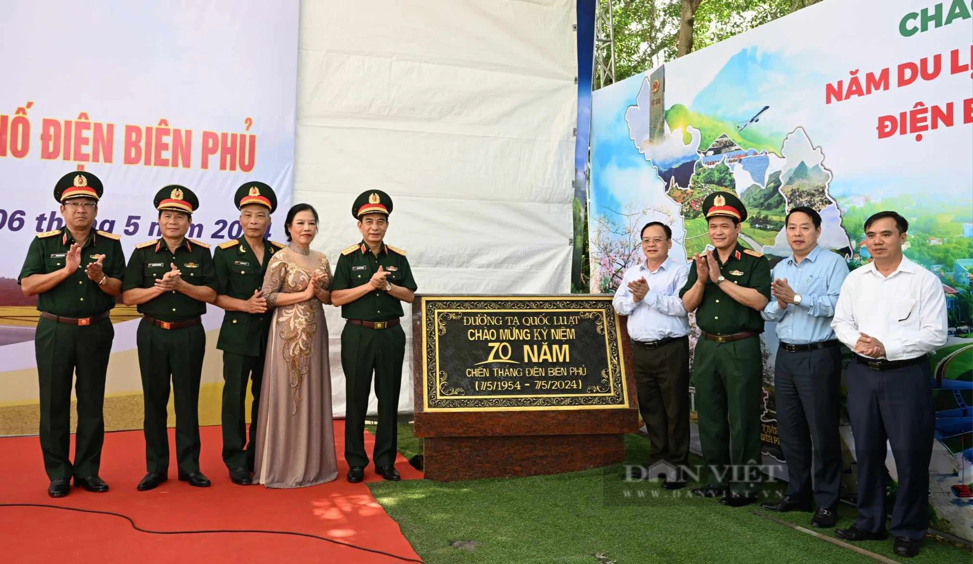 Điện Biên: Tổ chức lễ gắn biển tên đường Tạ Quốc Luật- Ảnh 2.