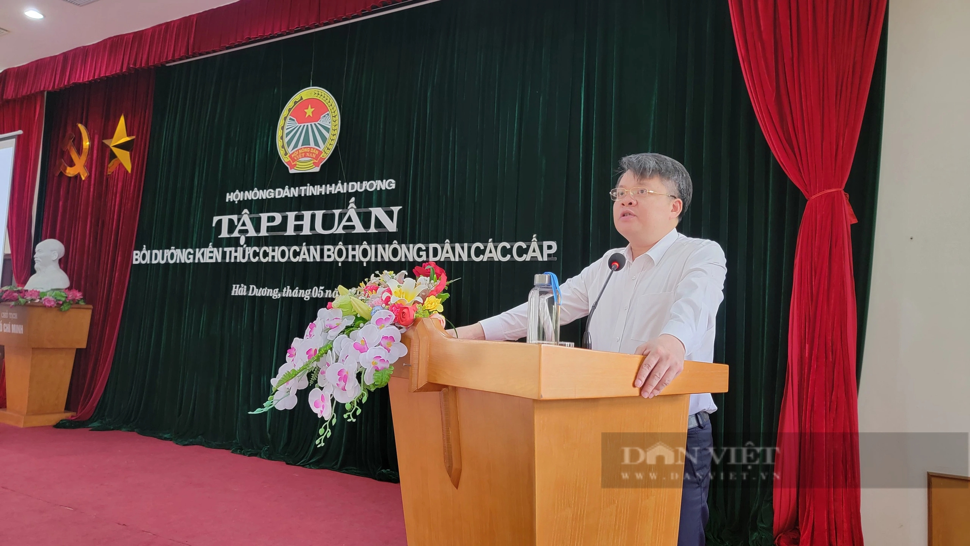 Hội Nông dân tỉnh Hải Dương bồi dưỡng kiến thức cho cán bộ Hội các cấp- Ảnh 1.