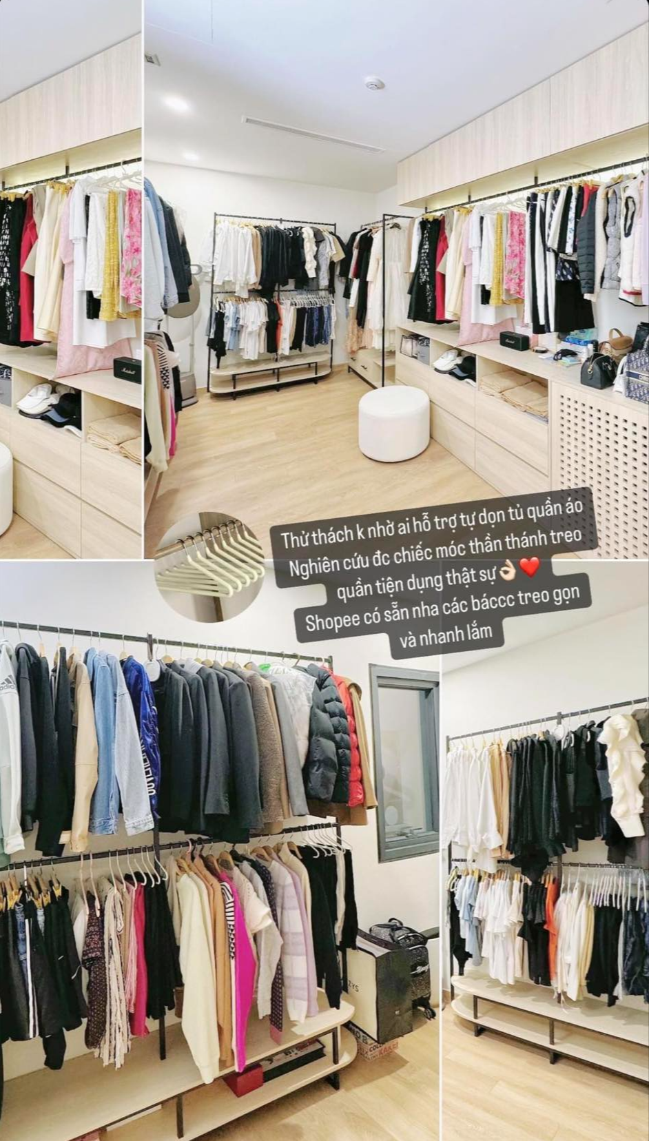 MC Mai Ngọc lần đầu khoe phòng riêng, 'flex' tủ quần áo siêu ngăn nắp trong căn nhà tự mua hậu ly hôn- Ảnh 9.