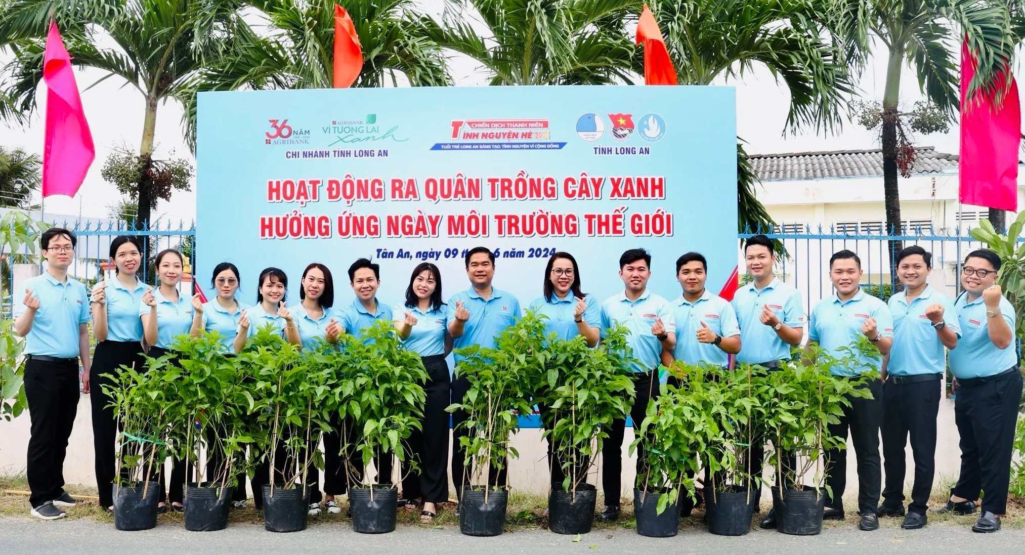 Agribank Chi nhánh tỉnh Long An đồng hành cùng Chiến dịch Thanh niên tình nguyện hè năm 2024- Ảnh 3.