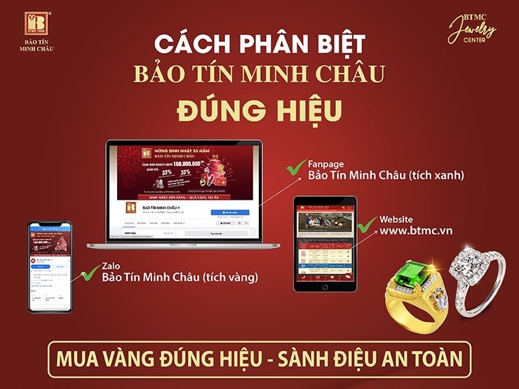 Cách nhận diện Bảo Tín Minh Châu đúng hiệu