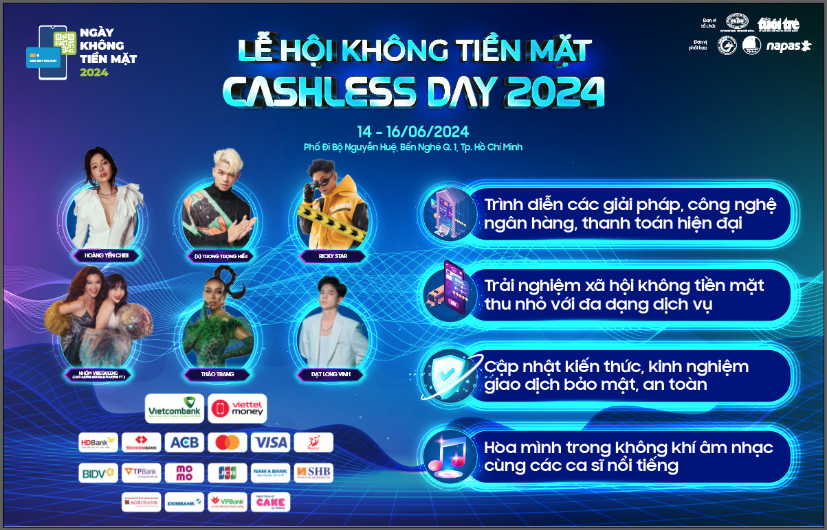 Nhiều trải nghiệm thú vị tại Lễ hội Không dùng tiền mặt năm 2024- Ảnh 1.