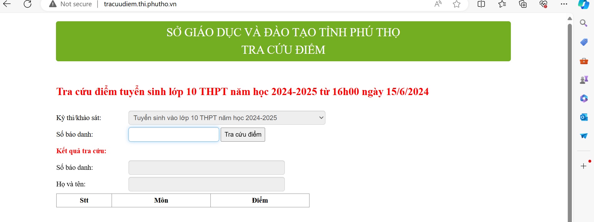 Phú Thọ công bố điểm thi lớp 10 sớm hơn dự kiến 3 ngày- Ảnh 2.