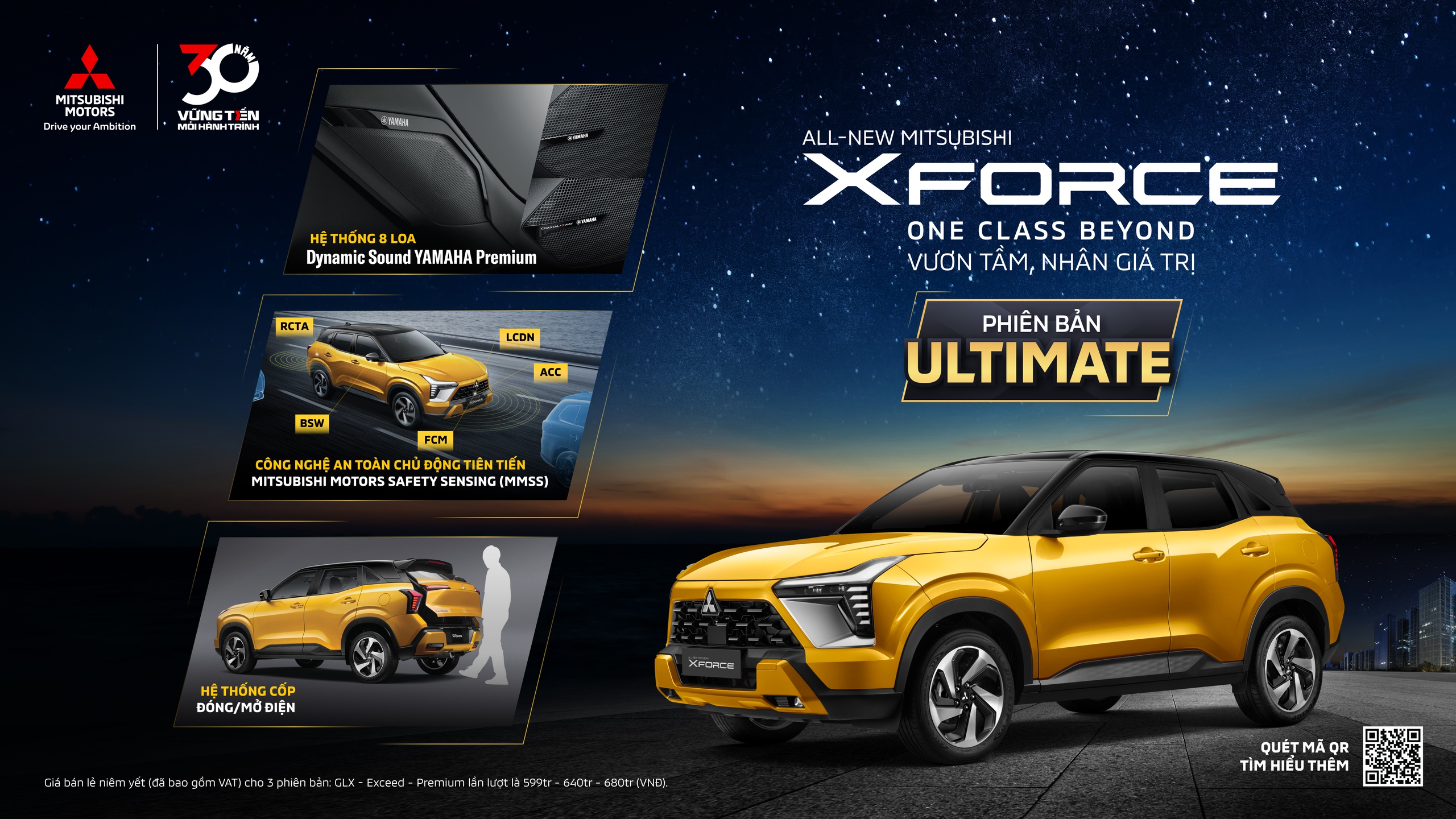 Mitsubishi Xforce Ultimate chốt giá tại Việt Nam: Hơn 700 triệu, rẻ hơn nhiều KIA Seltos, Hyundai Creta- Ảnh 1.
