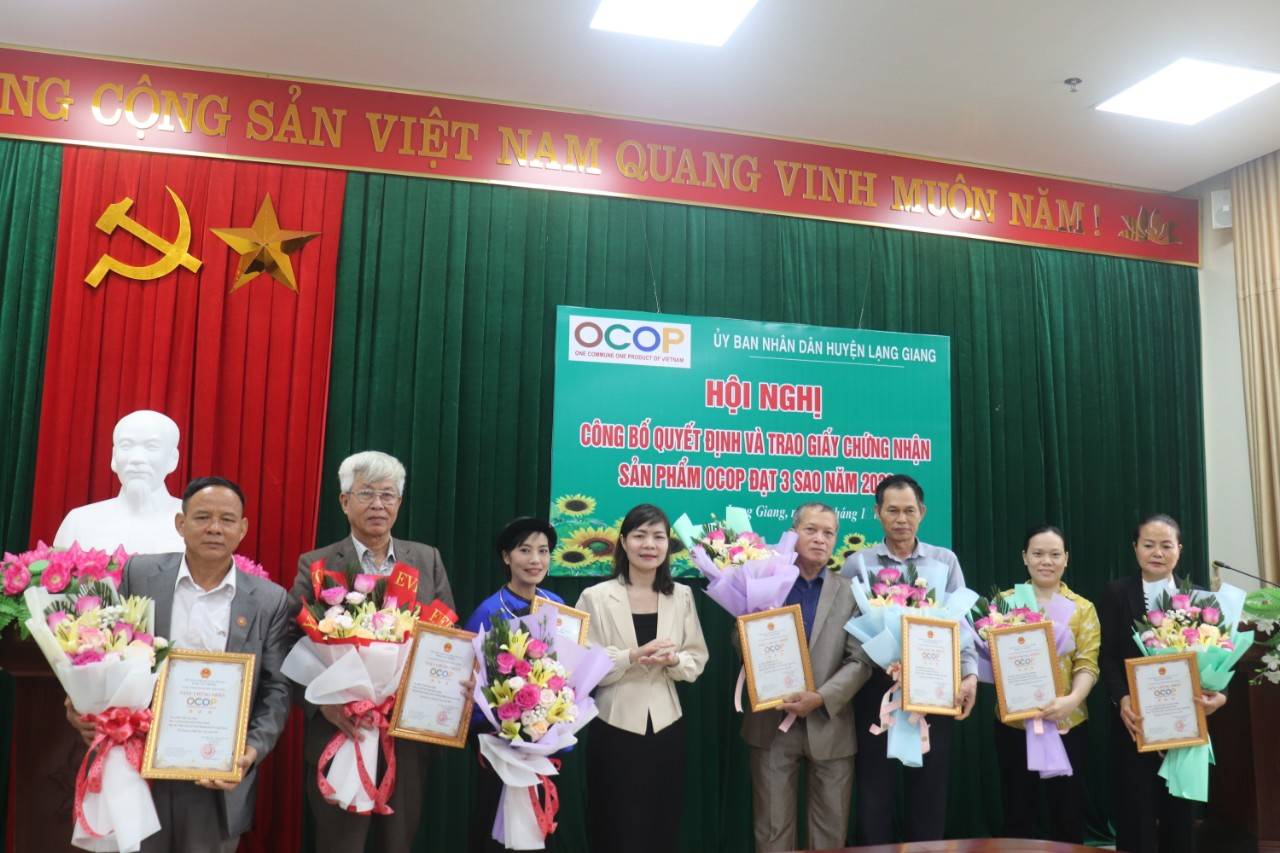Lạng Giang (Bắc Giang): Nỗ lực đưa sản phẩm OCOP lên tầm cao mới- Ảnh 1.