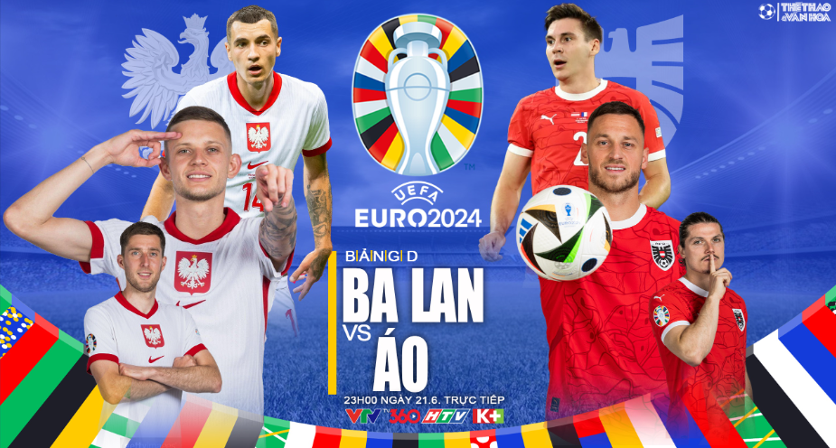 Ba Lan vs Áo (23 giờ ngày 21/6): Cuộc đấu “một mất, một còn”- Ảnh 1.