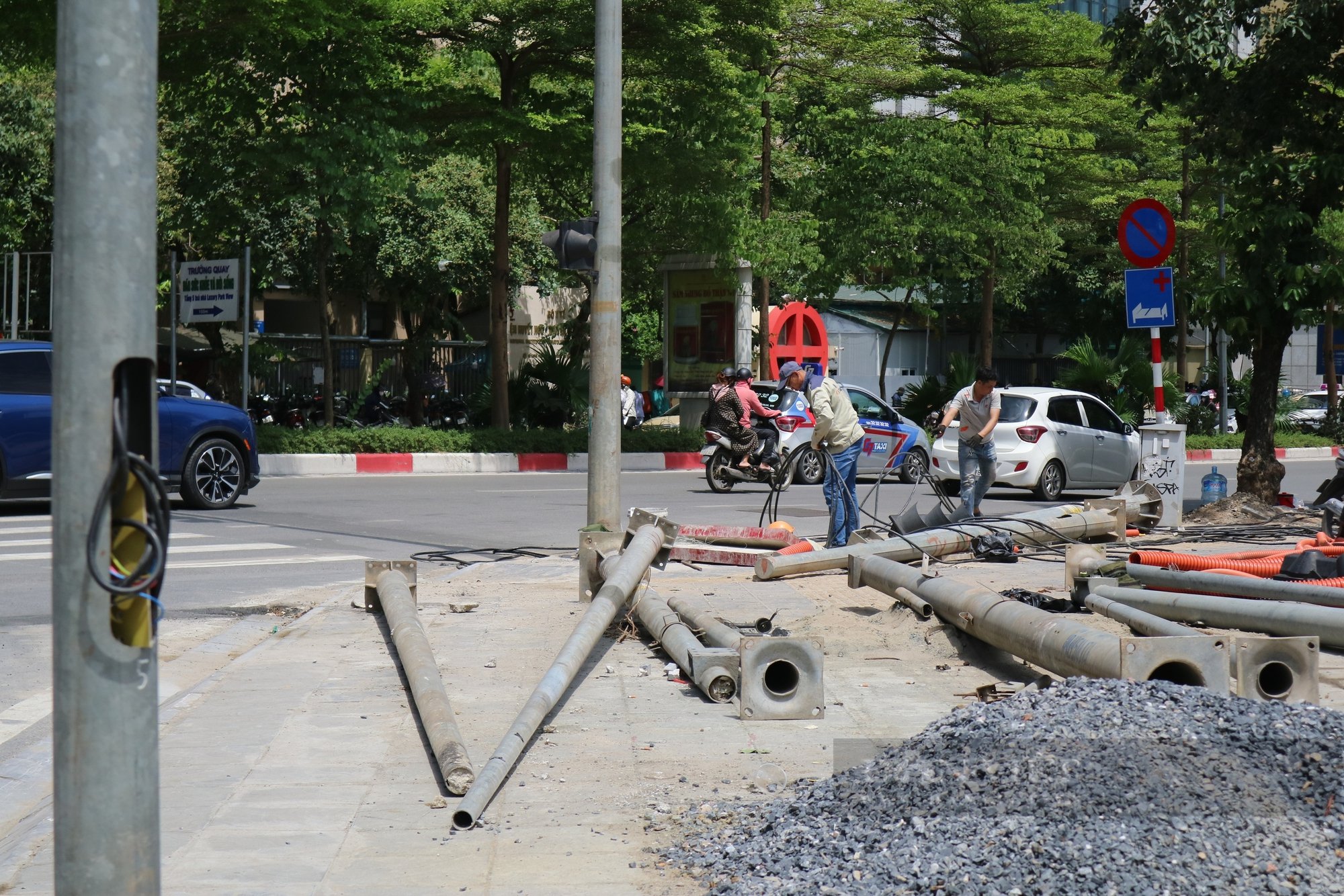 Ngã tư Phạm Văn Bạch – Hoàng Quán Chi chuẩn bị có camera phạt nguội- Ảnh 1.