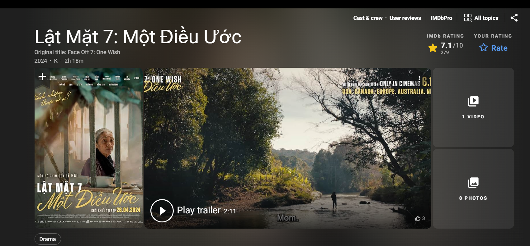 "Lật mặt 7" của Lý Hải được khán giả quốc tế đánh giá cao hơn phim "Mai" của Trấn Thành?- Ảnh 4.