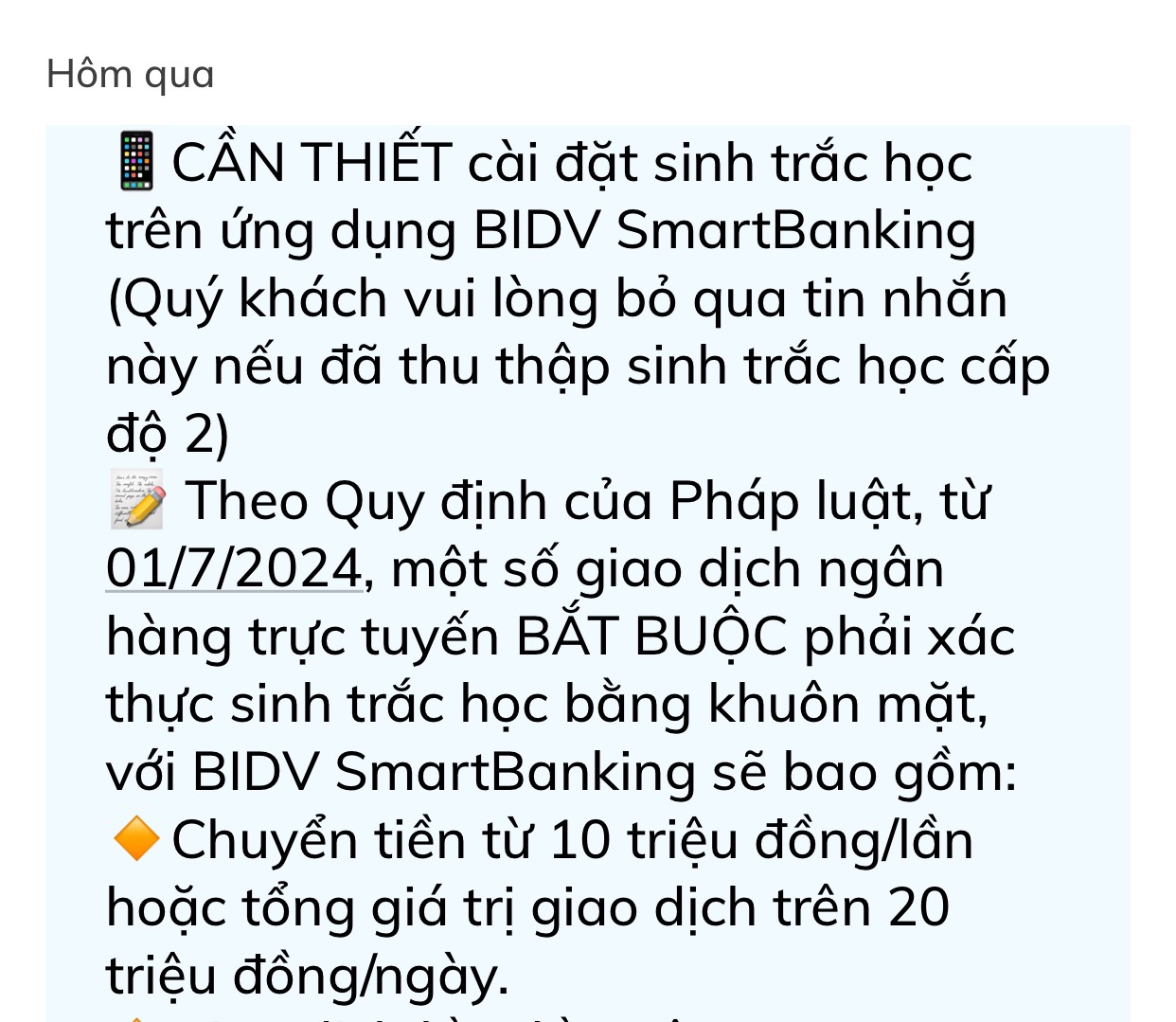 Xác thực sinh trắc học trên app ngân hàng: Khách hàng không có CCCD gắn chip cần làm gì?- Ảnh 1.