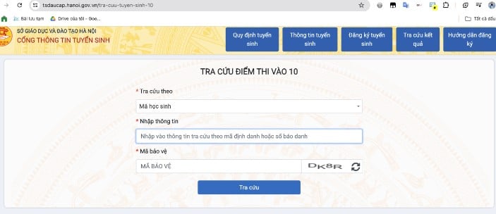 Công bố điểm thi tuyển sinh lớp 10 năm 2024 Hà Nội- Ảnh 2.