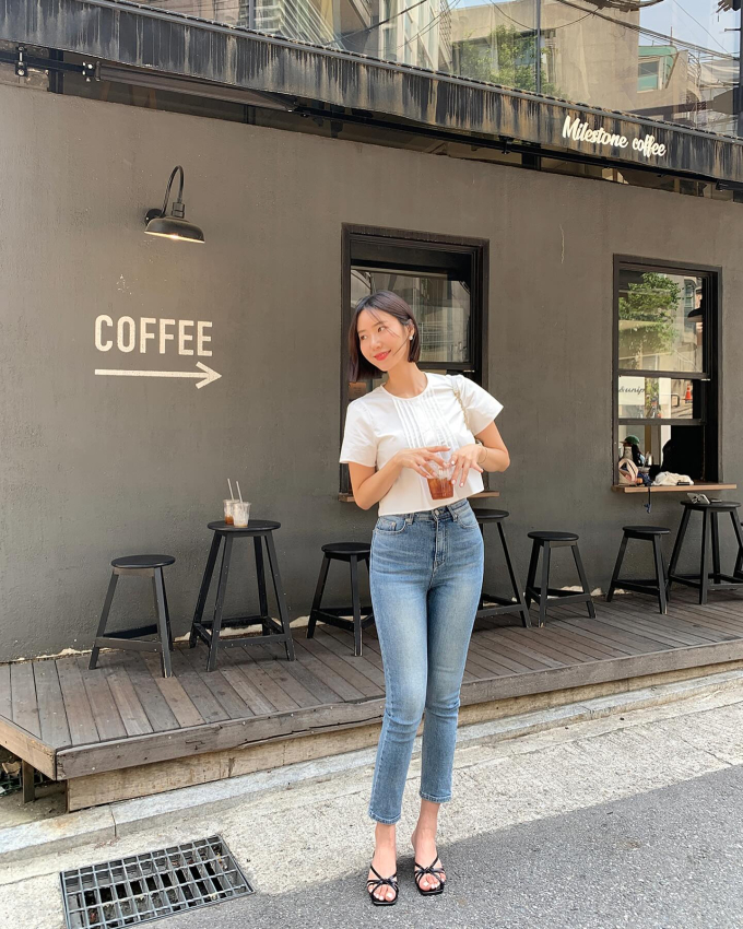 Không thích diện váy, nàng tóc ngắn hãy tham khảo 10 set quần dài thời thượng- Ảnh 3.