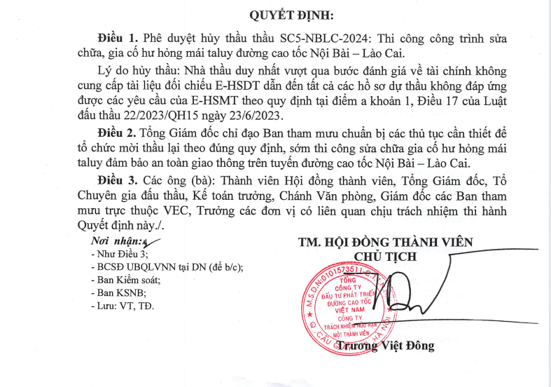 Gian nan tìm nhà thầu sửa chữa mái taluy cao tốc Nội Bài – Lào Cai- Ảnh 1.