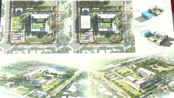 Phương án thiết kế bệnh viện gần 800 tỷ đồng ở huyện Hoài Đức - Ảnh 1.