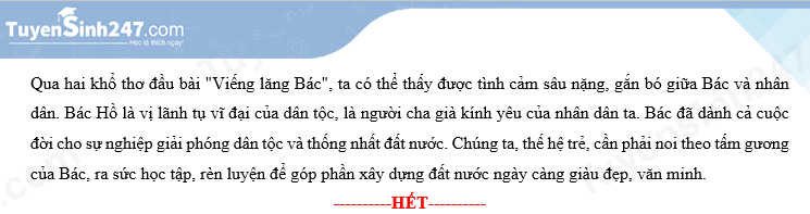 Đề thi môn Văn vào lớp 10 năm 2024 của Bình Phước có gợi ý đáp án- Ảnh 5.
