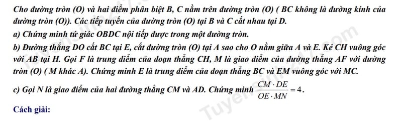 Đề thi môn Toán vào lớp 10 năm 2024 của Bắc Giang có gợi ý đáp án- Ảnh 8.