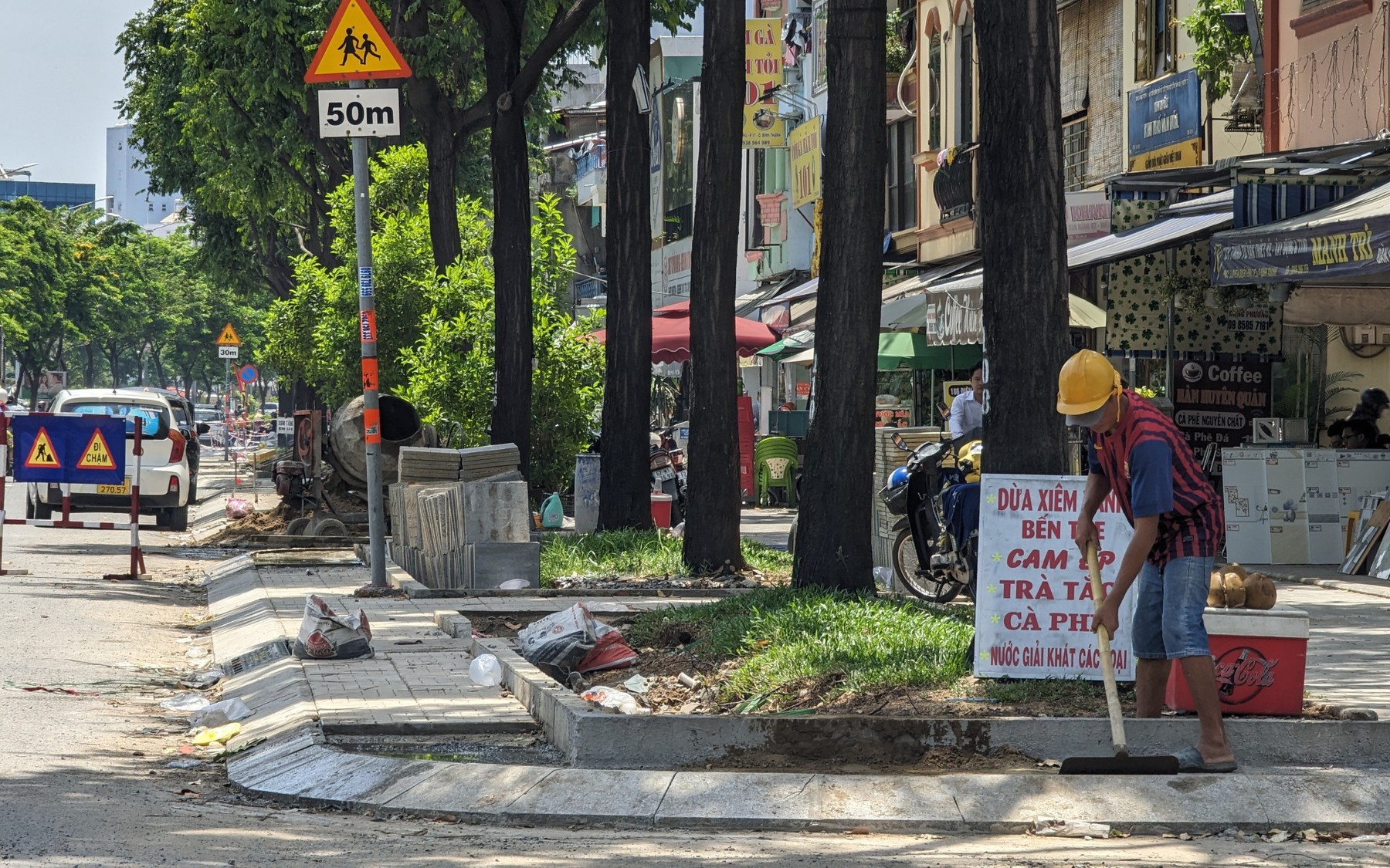 Cải tạo, nâng cấp vỉa hè tuyến đường trung tâm TP.HCM 