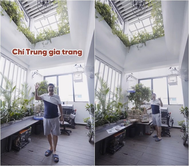 Nghệ sĩ Chí Trung lần đầu khoe gia trang xanh mát- Ảnh 1.