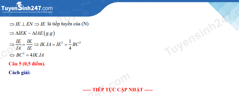 Đề thi môn Toán vào lớp 10 năm 2024 của Nghệ An có gợi ý đáp án- Ảnh 6.