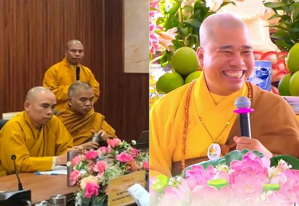 Đại đức Thích Nhuận Đức bị cấm thuyết giảng do liên quan đến video phản cảm - Ảnh 1.