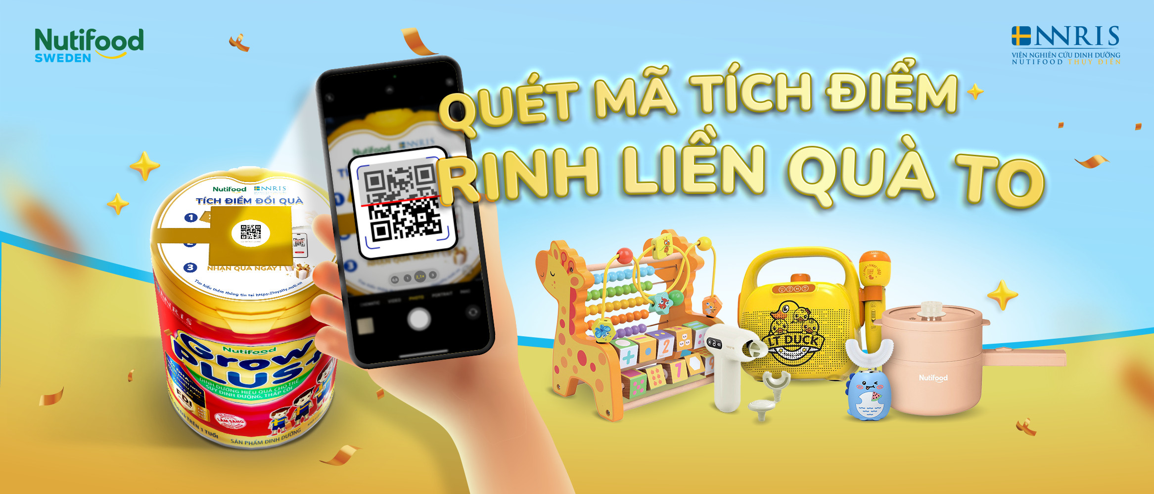 Mua sữa bột của Nutifood để sưu tập bộ quà tặng “siêu tiện lợi”- Ảnh 1.