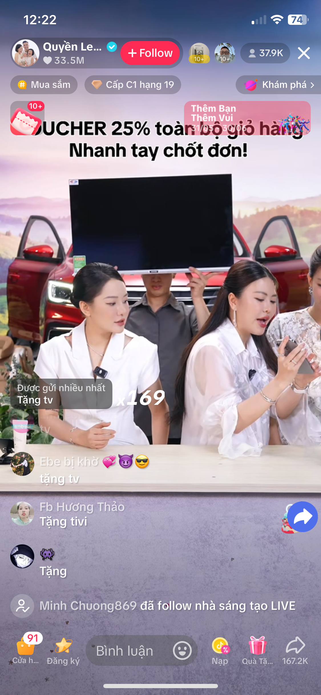TikToker Quyền Leo livestream 150 tỷ đồng tặng ô tô: Sẽ bị kiểm tra thuế, nhãn hàng nói không lợi nhuận- Ảnh 1.
