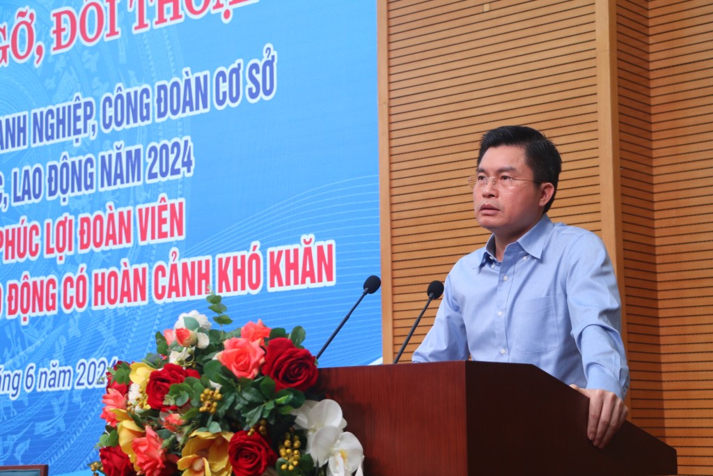 Chủ tịch UBND quận Đống Đa đối thoại với doanh nghiệp và người lao động năm 2024- Ảnh 2.